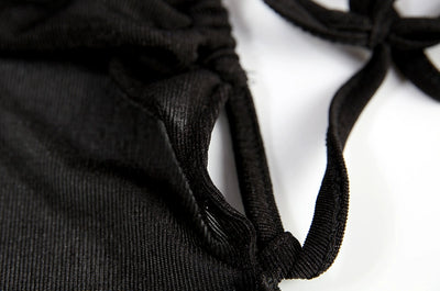 2024 New Summer Fashion Sexy Strapless Dress Strapless Hang Neck Temperament Dress