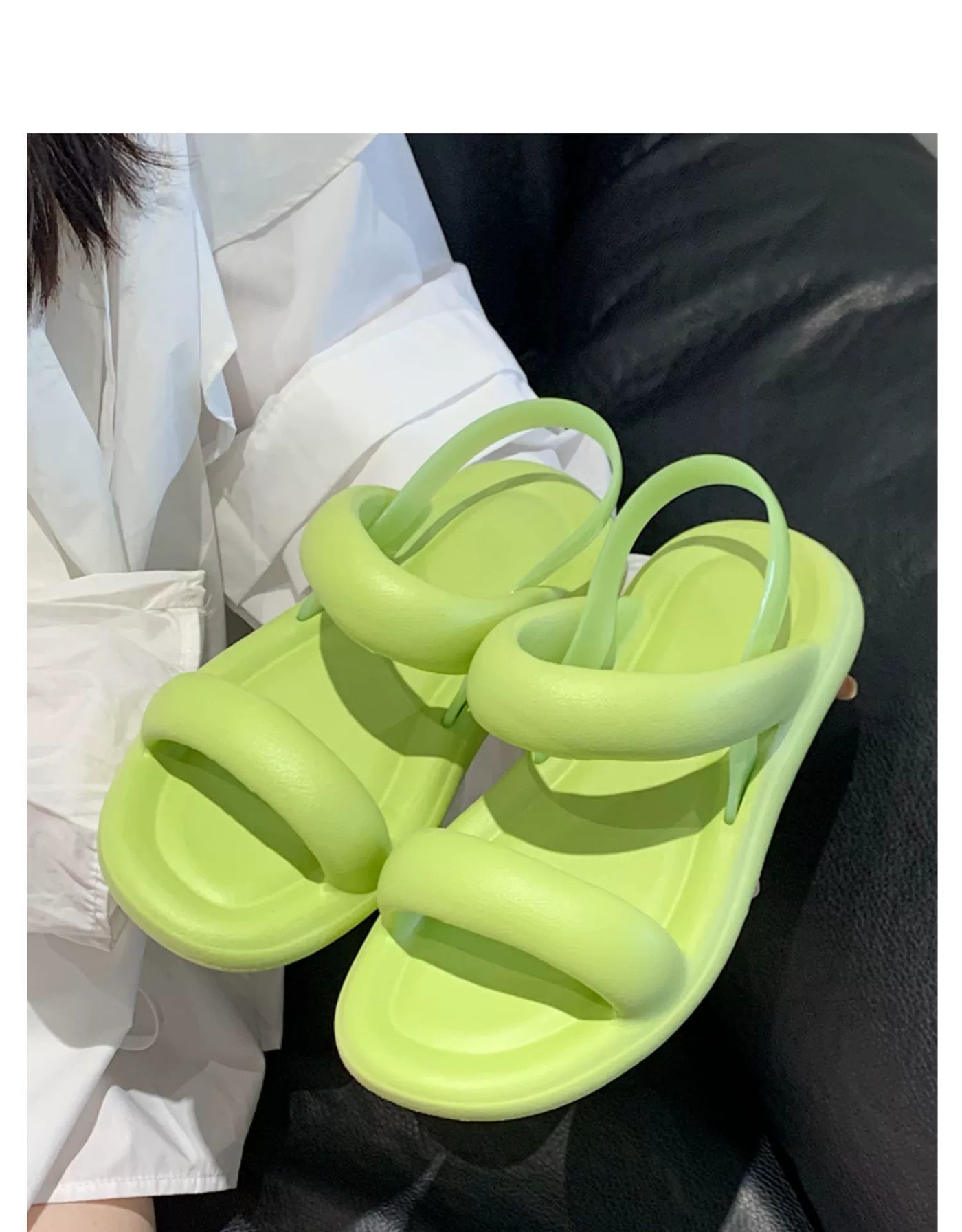 Thin Strip Fashion All-Match Flat Bottom Seaside Holiday Sandals