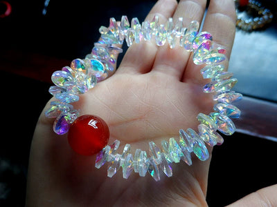 2024 Goddess Fan Affordable Luxury Style Simple and Natural 5alevel Red Agate Crystal Bracelet Fashion Beautiful Bracelet