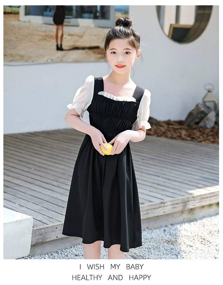 Classy Fried Street Parent-Child Clothes 2025 Summer New Skirt Seaside Holiday Girl Dress Mother-Daughter Matching Outfit Fashionable