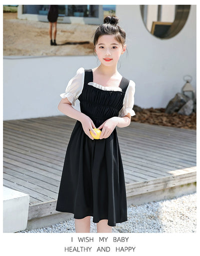 Classy Fried Street Parent-Child Clothes 2025 Summer New Skirt Seaside Holiday Girl Dress Mother-Daughter Matching Outfit Fashionable