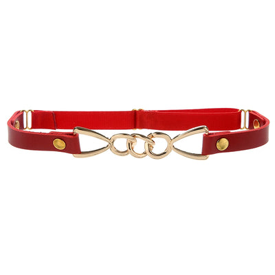 Geometric Pattern Leather Thigh Ring Gothic Golden Leg Bracelet Leg Circle Subculture Harajuku Style Punk Jewelry Y2g Style