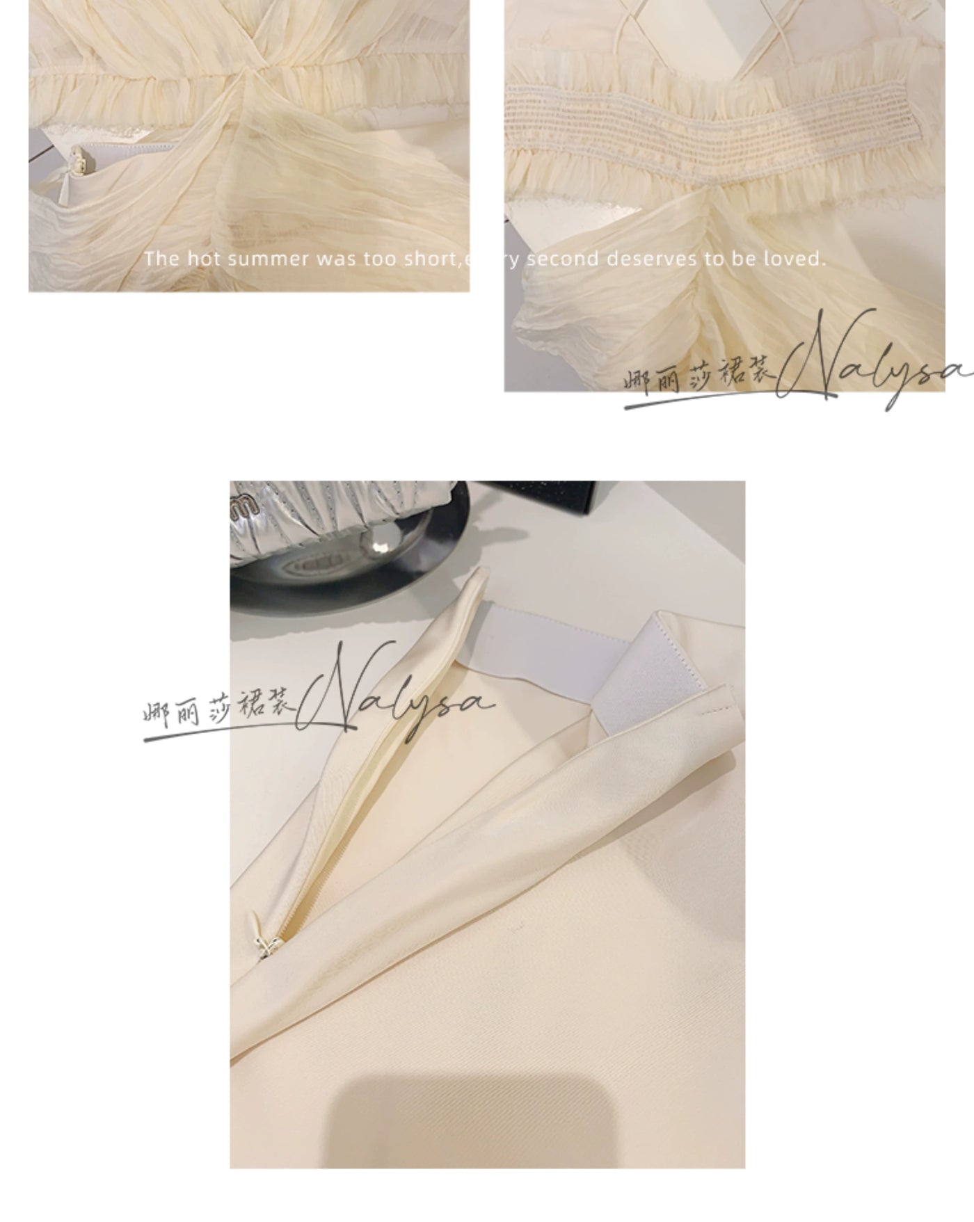 Elegant Ladies Seaside Holiday Midriff Outfit Dress Dress