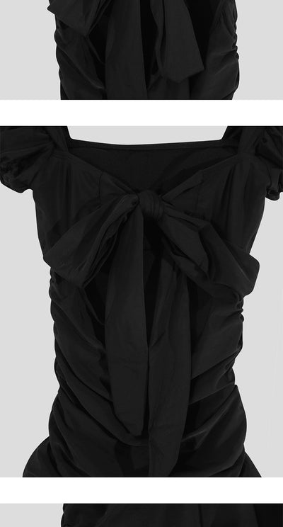 Big Fisherman Open Back Triangle One-Piece Hot Spring Vacation Swimsuit