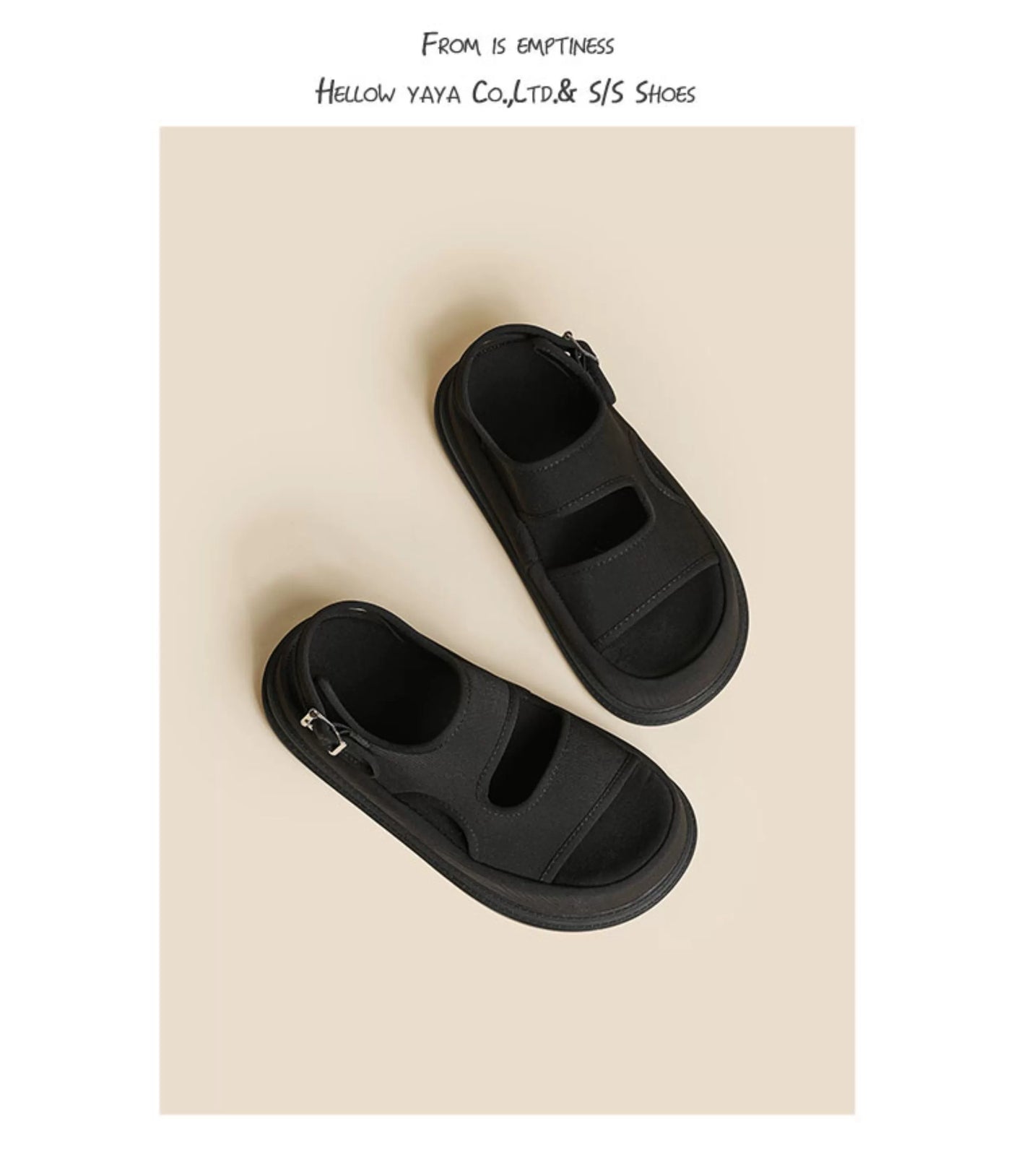 Soft Elastic Thick Sole Elastic Band Slip-on Casual Sandals