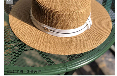 Sun Hat Fashionable White Straw Hat for Women