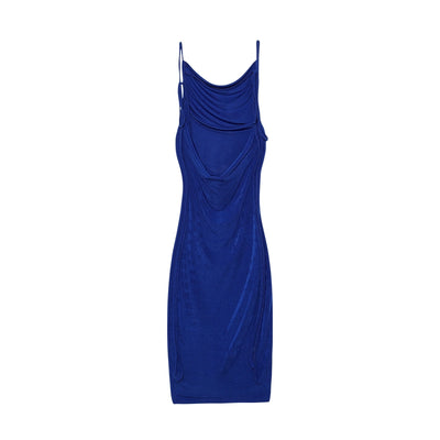 2024 New Summer Fashion Sexy Strapless Dress Strapless Hang Neck Temperament Dress