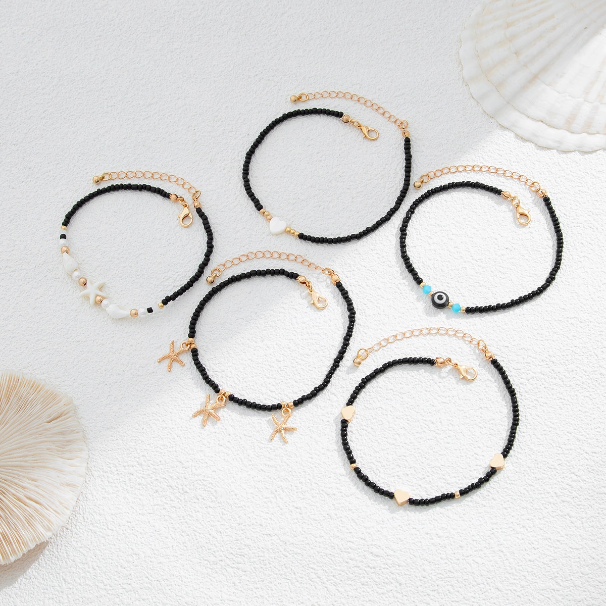 Fashion New Holiday Natural Shell Anklet Female Ins Niche Design Classy Sexy Beach Accessories Tide