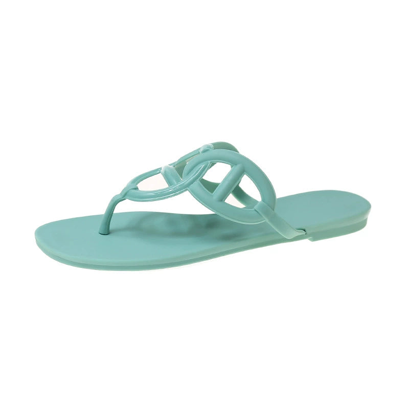 Internet Celebrity Flats Summer Beach Pig Nose Slippers