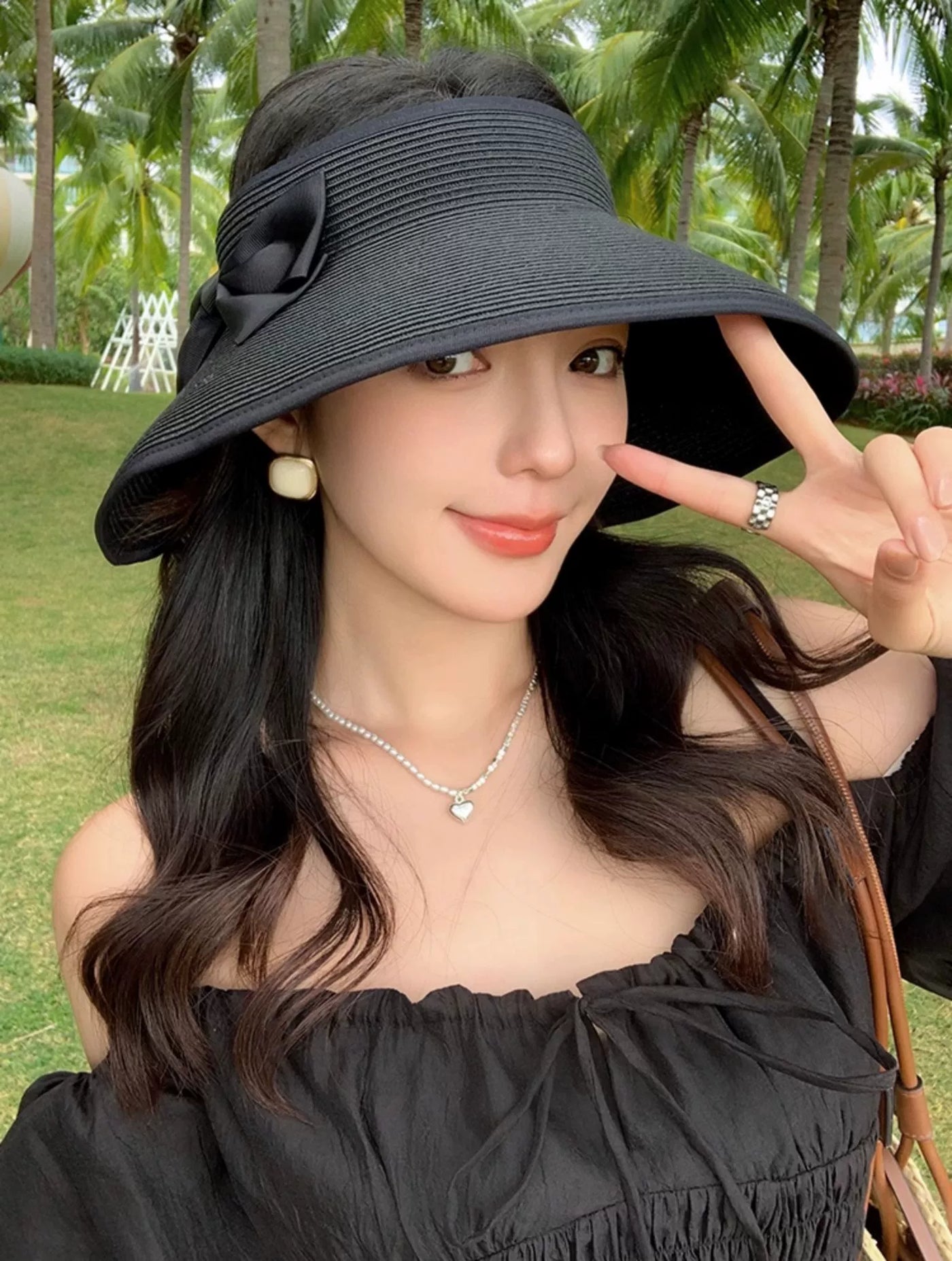 Summer Outing Foldable Sunshade Sun Protection Hat Big Brim