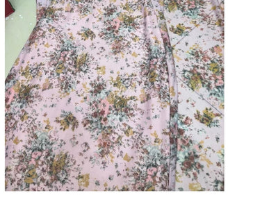 French Floral Strap Dress Women's Summer Tight Waist Long Skirt Beach Skirt Seaside Vacation Skirt