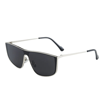 2024 New Autumn New One-Piece Windproof Goggles Y2g Cat Eye Retro Concave Shape Sunglasses Women's Fashionable