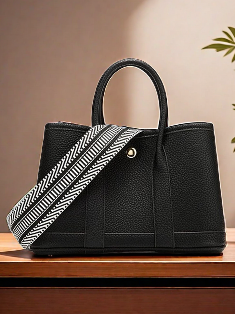 2024 New Genuine Leather Ladies' Bags Tote Bag Shoulder Crossbody Tote Bag Cowhide Handbag Large Capacity Versatile Minimalist