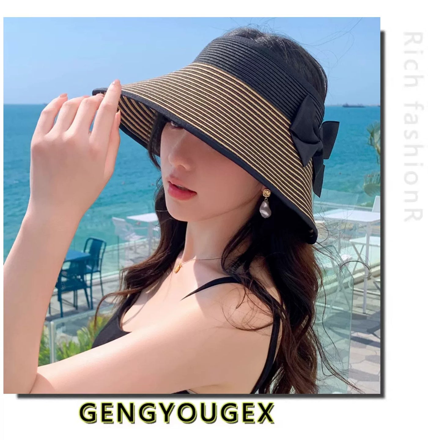 Summer Outing Foldable Sunshade Sun Protection Hat Big Brim