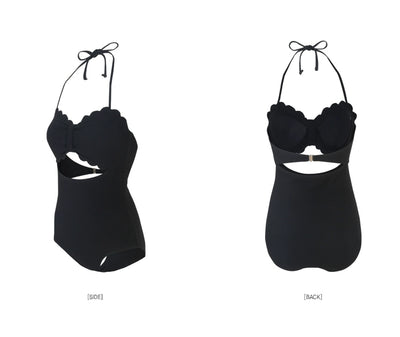 Black Camisole Sexy Women Japanese Slim Student Swimsuit
