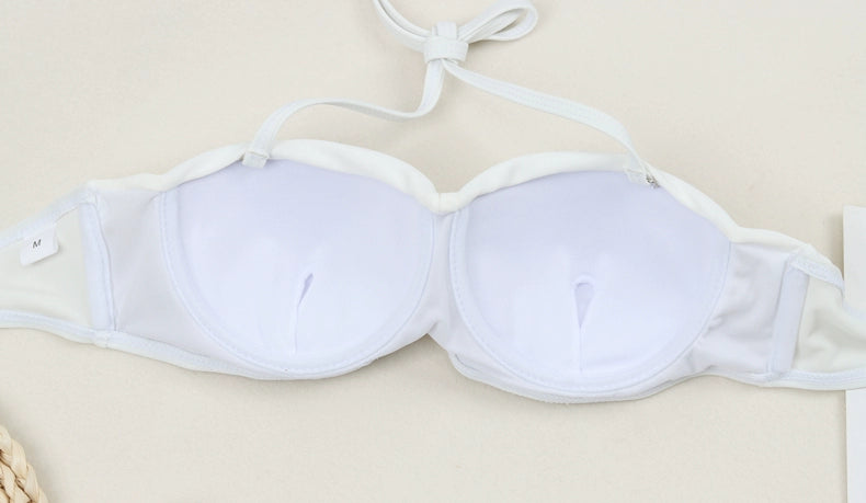 Gathering Breast Holding Swimsuit Bride Wedding Photography Chest Paste