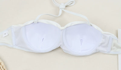 Gathering Breast Holding Swimsuit Bride Wedding Photography Chest Paste