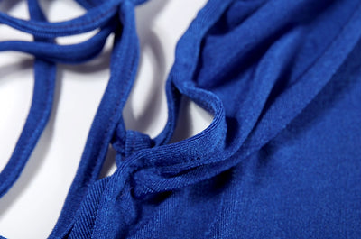 2024 New Summer Fashion Sexy Strapless Dress Strapless Hang Neck Temperament Dress
