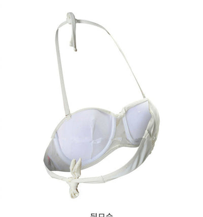 Gathering Breast Holding Swimsuit Bride Wedding Photography Chest Paste