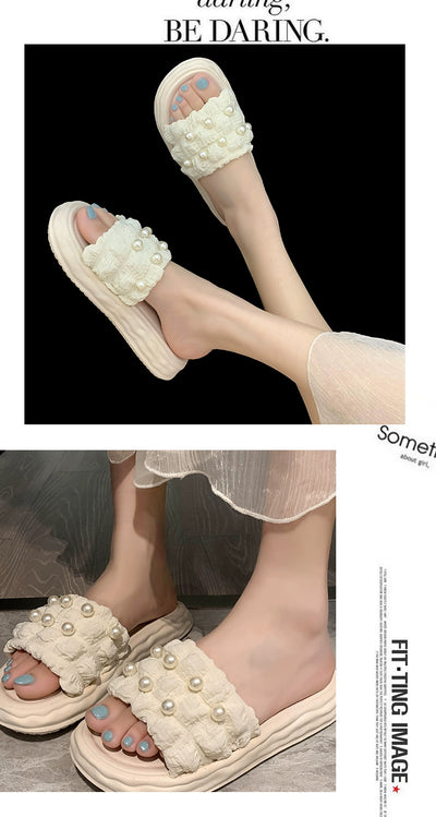Thick Sole Fairy Style Seaside Vacation Beach Sandals