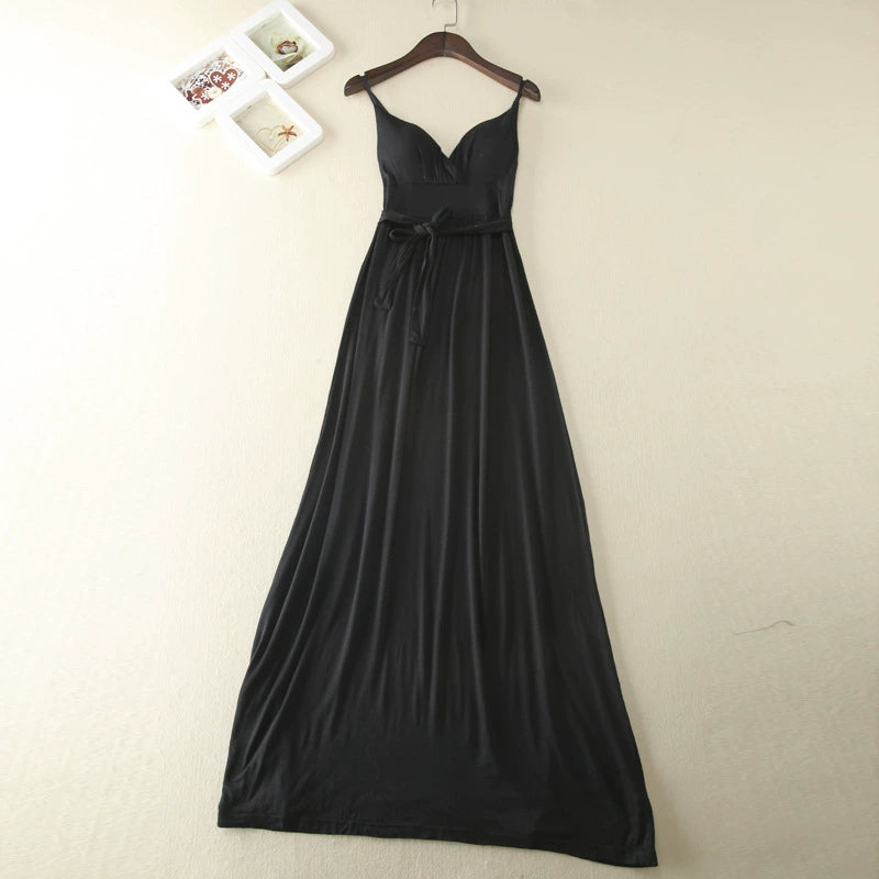 Modal Femous Style Sexy Slip Dress