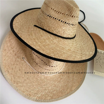 Light Women's Sunshade Sun Protection Hat Outdoor Casual Raffia