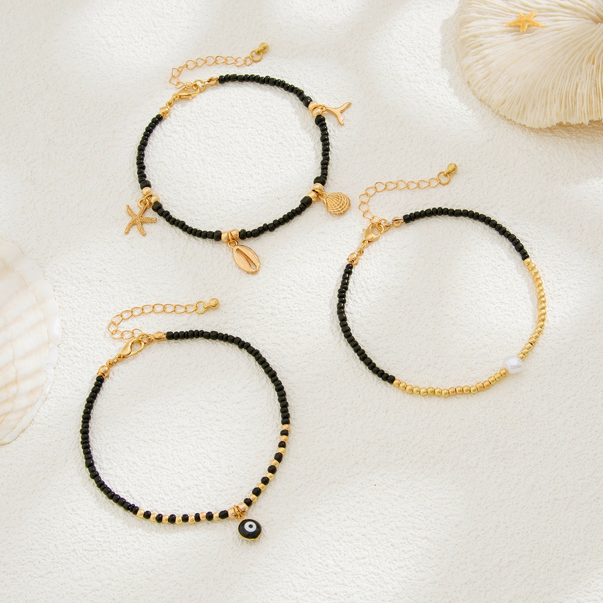 Fashion New Holiday Natural Shell Anklet Female Ins Niche Design Classy Sexy Beach Accessories Tide