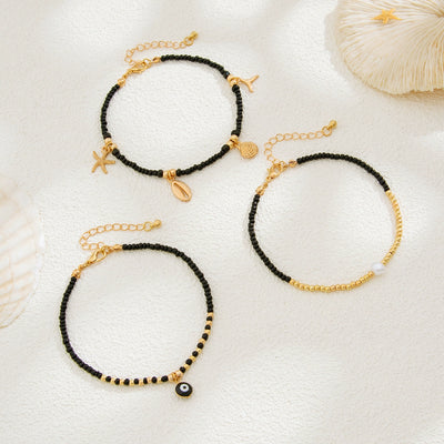 Fashion New Holiday Natural Shell Anklet Female Ins Niche Design Classy Sexy Beach Accessories Tide
