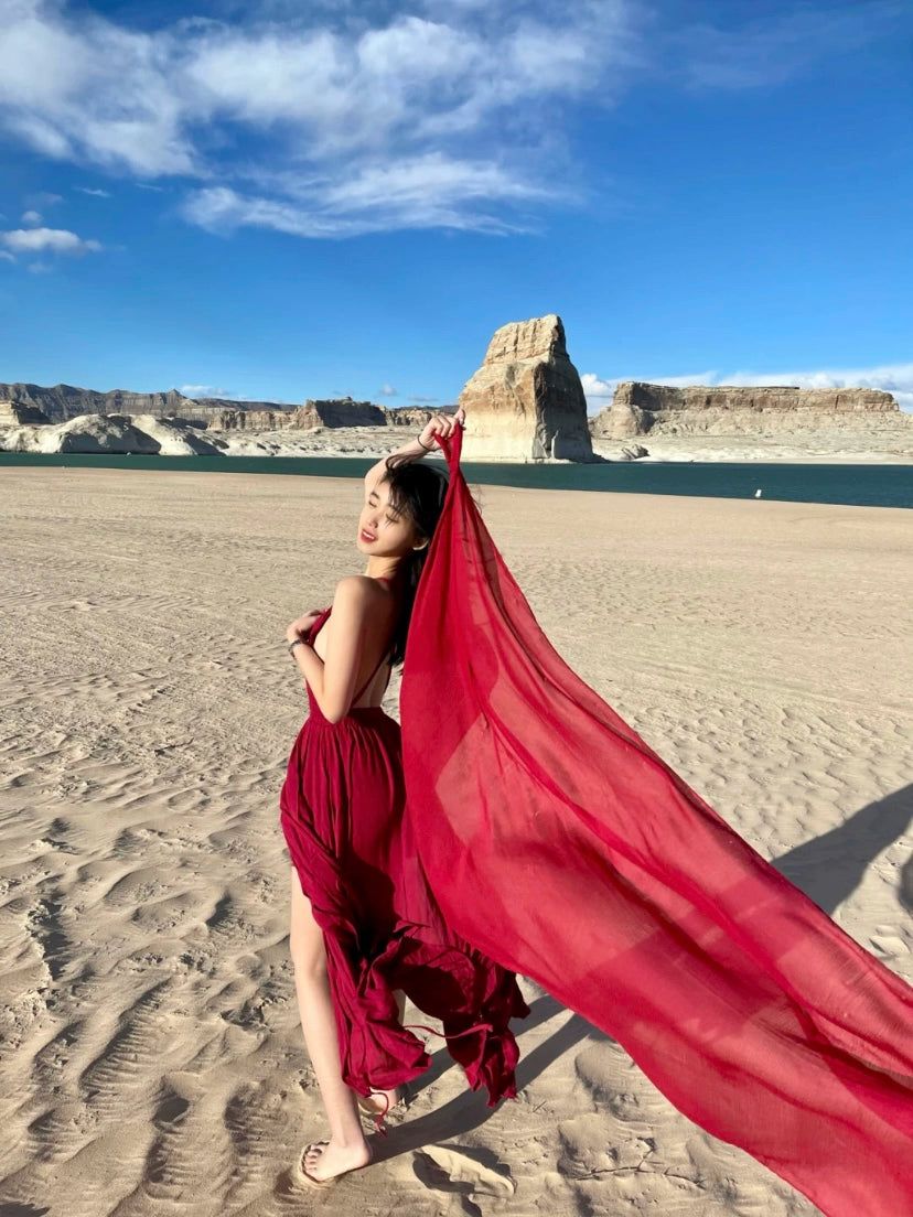 Egypt Dubai Scarf Middle East Scarf Scarf Travel Wear Wear Veil Beach Holiday Shawl Summer Cotton and Linen Scarf