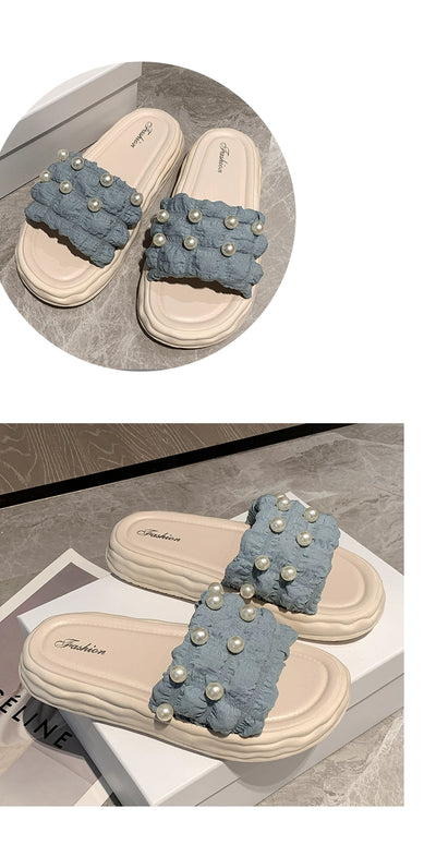 Thick Sole Fairy Style Seaside Vacation Beach Sandals