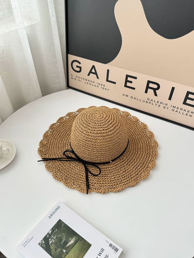 Straw Hat Summer Foldable Beach Women's Fresh Hat