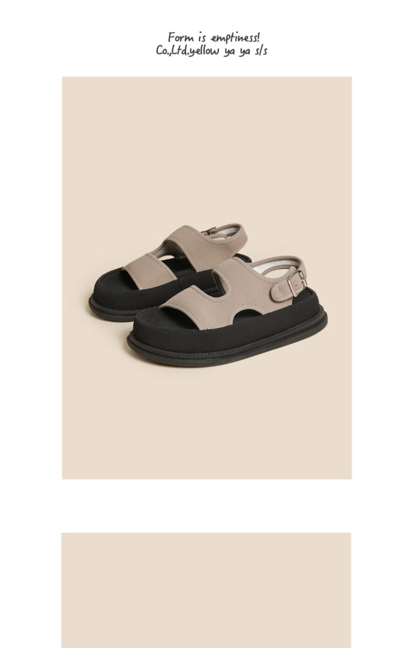 Soft Elastic Thick Sole Elastic Band Slip-on Casual Sandals