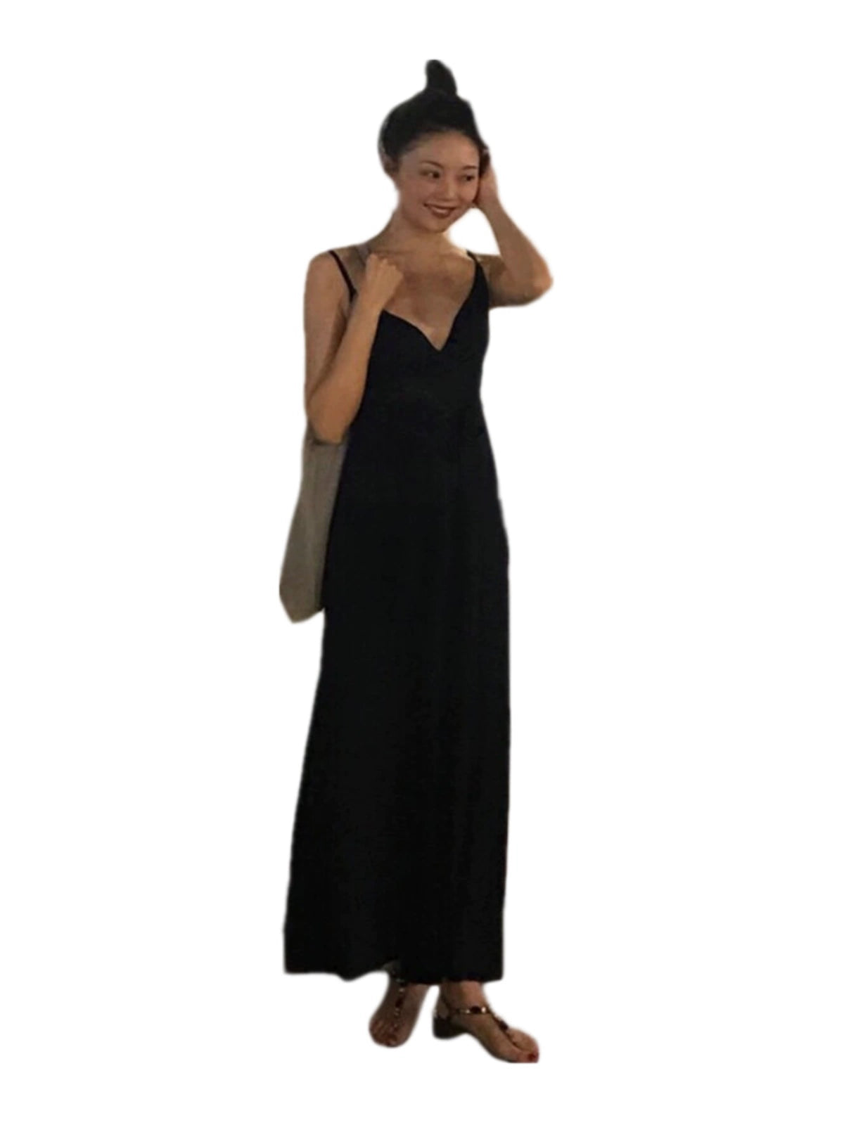 Modal Femous Style Sexy Slip Dress