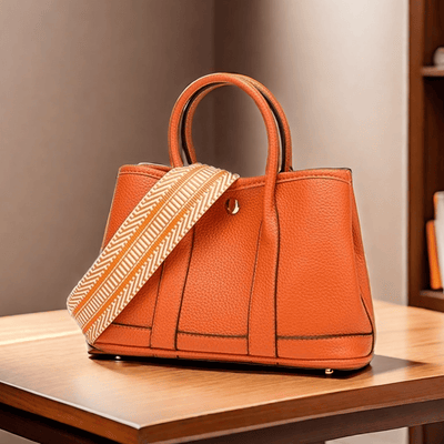 2024 New Genuine Leather Ladies' Bags Tote Bag Shoulder Crossbody Tote Bag Cowhide Handbag Large Capacity Versatile Minimalist