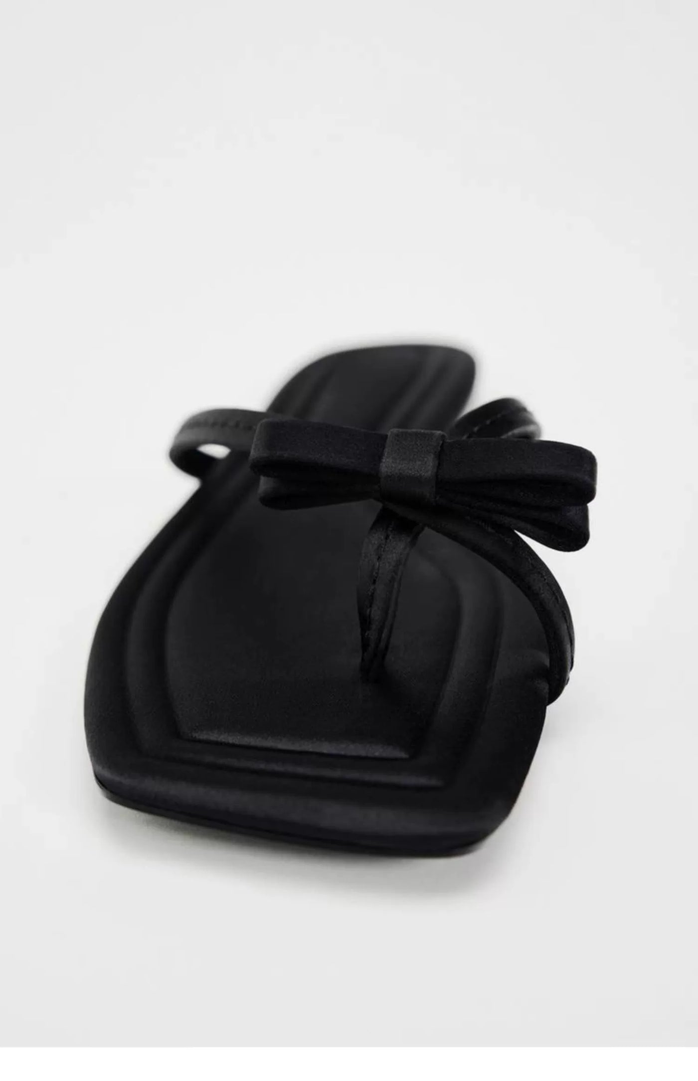 Flip Toe Flats Vacation Style Slippers Outwear Bows