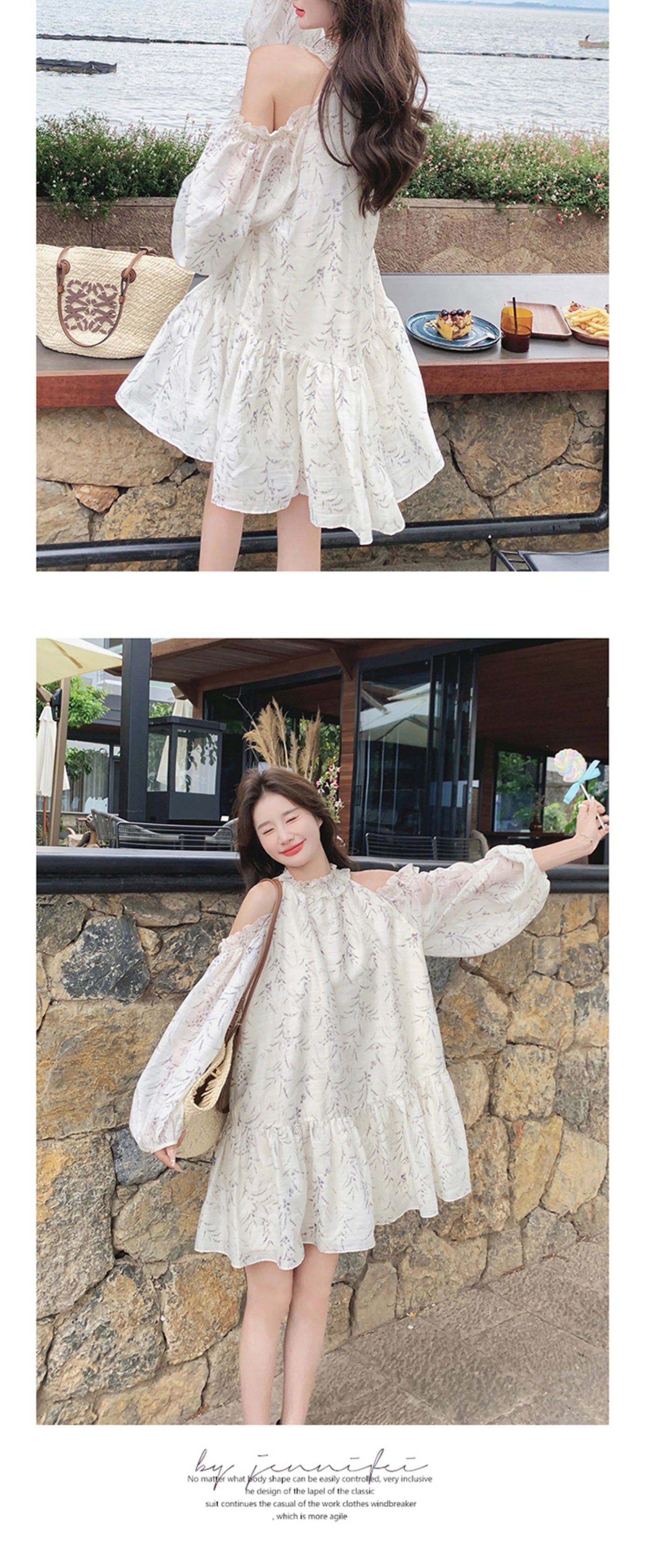 Strapless Dress Covering Belly Thin French Fairy Halterneck