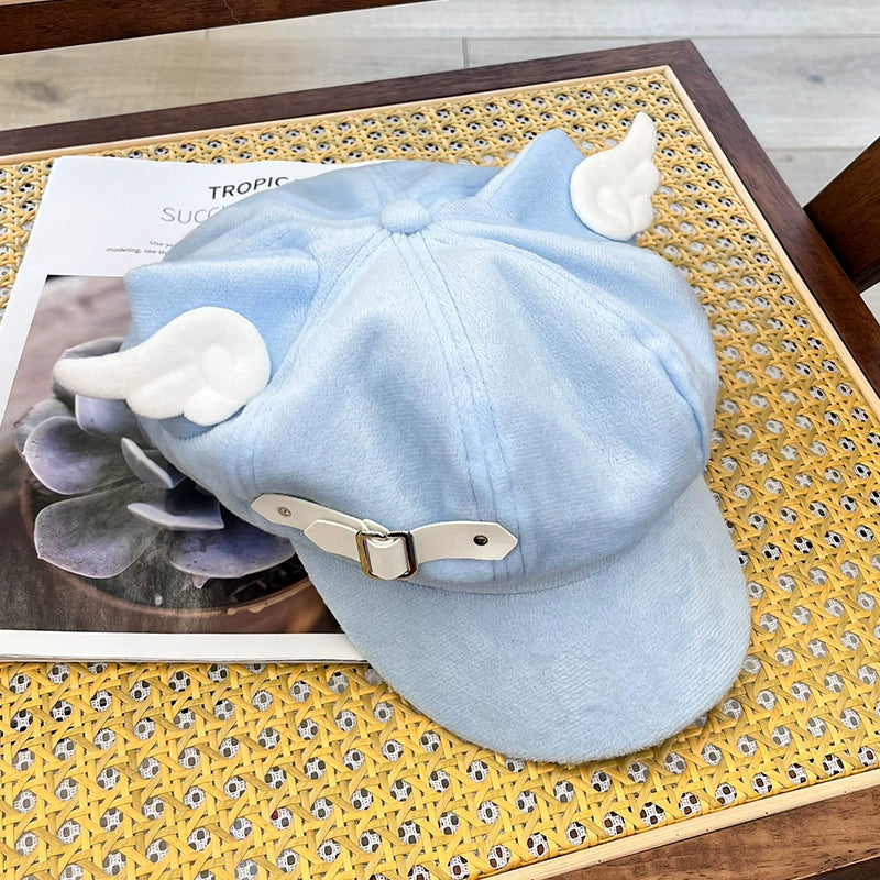 Y2g Punk Subculture Niche Design Painter Cap Children's Autumn and Winter Sweet All-Match Make Your Face Look Smaller Beret Fashion