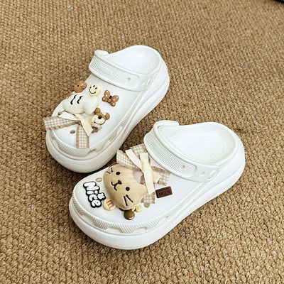 [Shoes Not Included] Hole Shoes Accessories Shoe Ornament Shoe Buckle Decorative Dopamine Y2g Accessory Baroque Suit