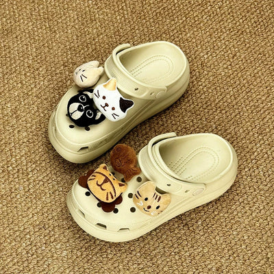 [Shoes Not Included] Hole Shoes Accessories Shoe Ornament Shoe Buckle Decorative Dopamine Y2g Accessory Baroque Suit