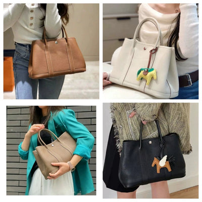 2024 New Genuine Leather Ladies' Bags Tote Bag Shoulder Crossbody Tote Bag Cowhide Handbag Large Capacity Versatile Minimalist