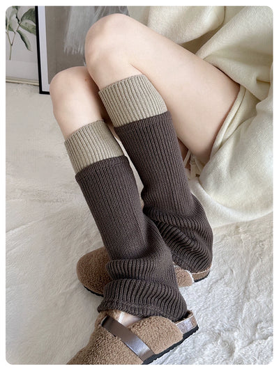 Yoga Pants Foot Sock Female Gray Bunching Socks Knee Socks Autumn and Winter Knee Socks Y2g Leg Warmer Calf Socks Matching Dad Shoes