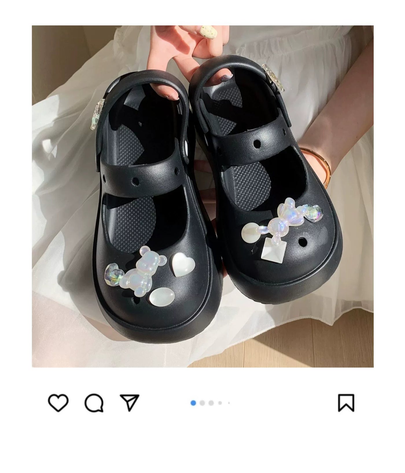 Thin Strip Sweet Rhinestone Mary Jane Sandals Fairy Style Fashion Summer Outwear Holiday Sandals Hole Shoes