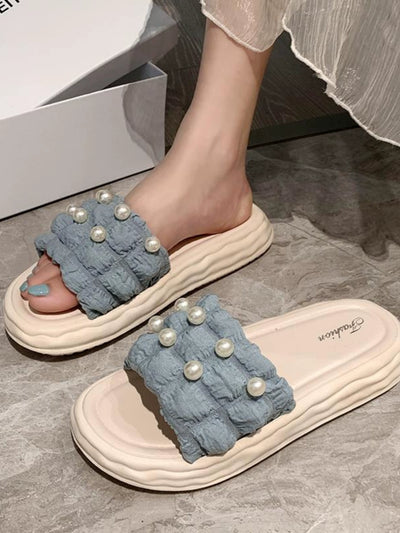 Thick Sole Fairy Style Seaside Vacation Beach Sandals