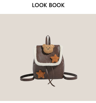 Y2g Millennium Lamb Wool Bear Backpack