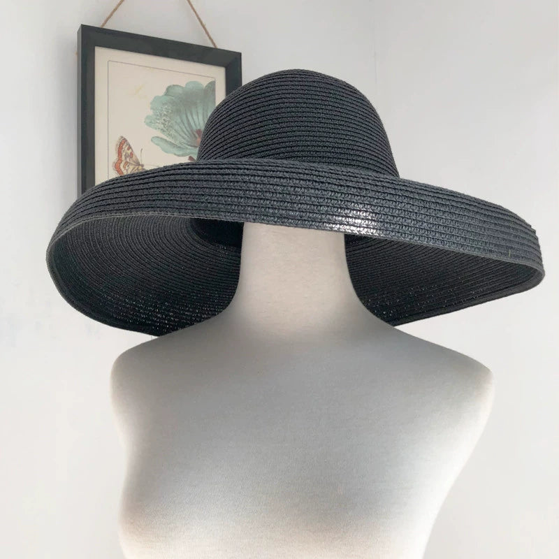 Japan Beach Sun Protection Seaside Vacation Big Brim Hat