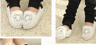 Women's Lolita Autumn Japanese-Style Wool Button Socks