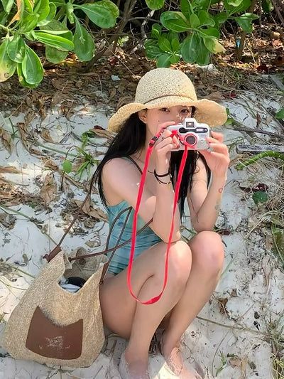 Summer Thailand Seaside Holiday Internet Celebrity Small Chest Siamese Cover Belly Slimming Swimsuit Women's 2024 New Arrival Best Selling Sexy
