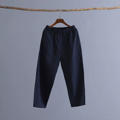 Artsy Loose and Simple Slimming Thin Holiday Capri Pants