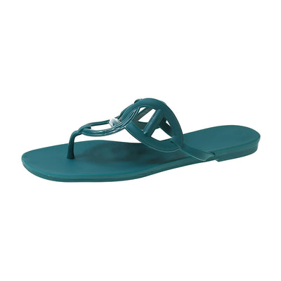 Internet Celebrity Flats Summer Beach Pig Nose Slippers