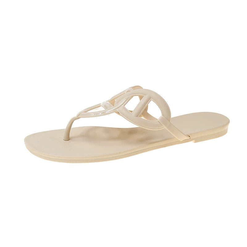 Internet Celebrity Flats Summer Beach Pig Nose Slippers
